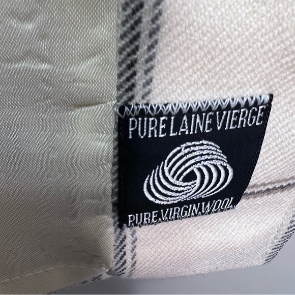 Vintage Yellow Academia Longline Wool Plaid Windowpane Blazer Classic - Picture 16 of 16